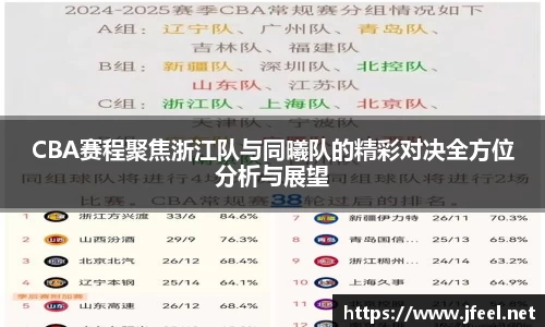 CBA赛程聚焦浙江队与同曦队的精彩对决全方位分析与展望